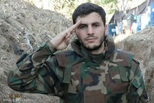 Bilder: der junge Märtyrer von Hisbollah, Kämpfer gegen Terroristen in Syrien