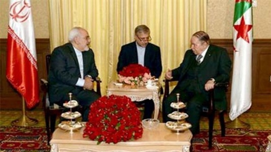 ایران کے وزیر خارجہ نے کی الجزائر کے صدر سے ملاقات