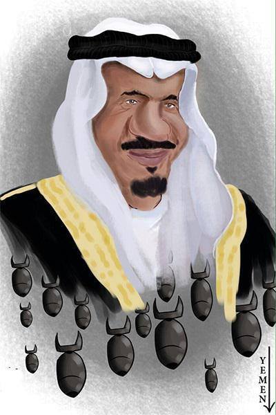 Karikatur: Saudi Arabien und Terrorismus