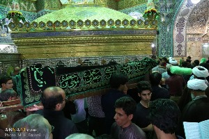  بالصور/ تشيیع جثمان كريمة "آية الله الميرزا باقر الزنجاني(ره)" أستاذ مراجع التقليد العظام
