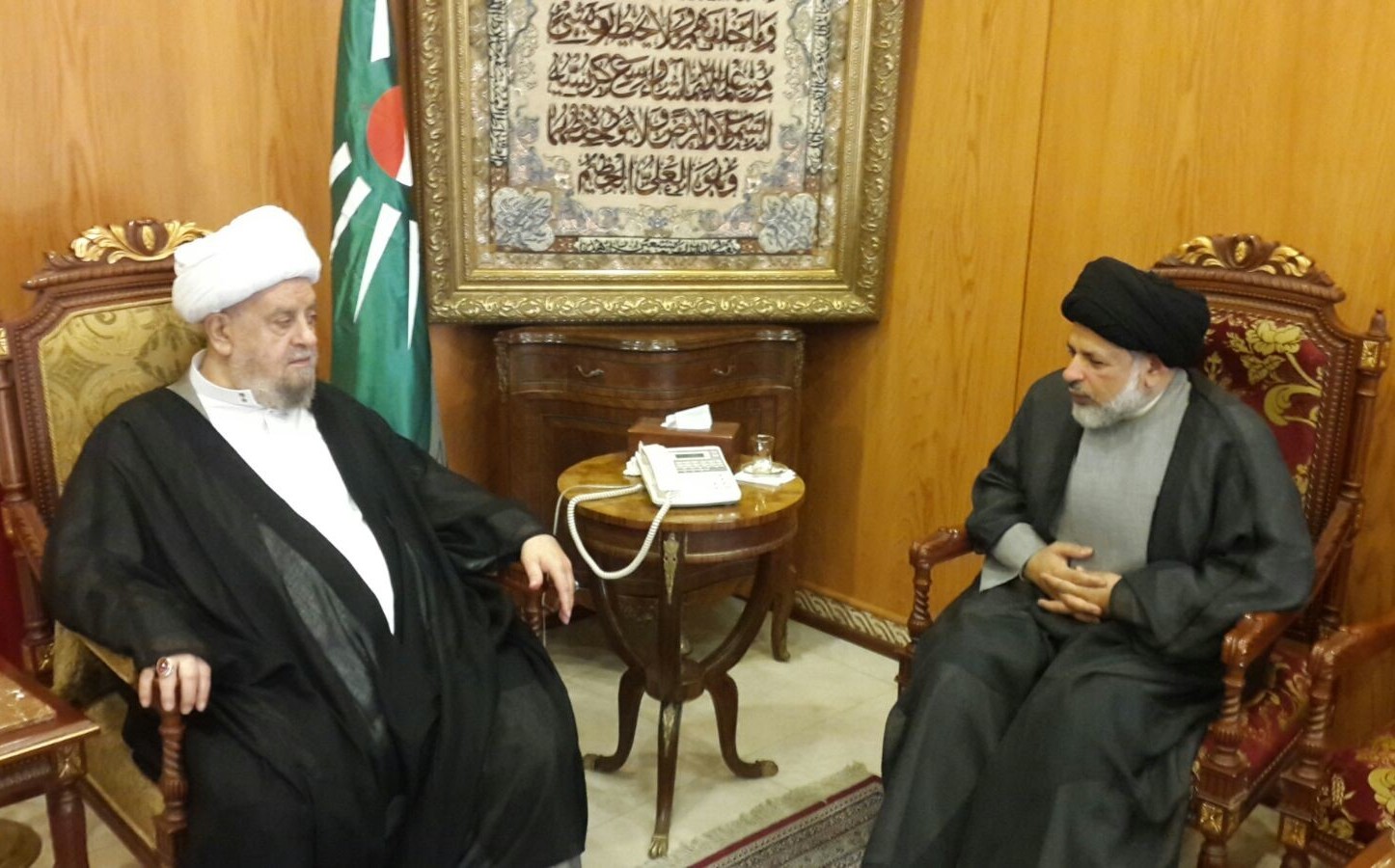 العلوي يطلع الشيخ قبلان على أوضاع البحرين والضغوط ضد العلماء