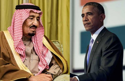 احتجاج في واشنطن على زيارة ملك السعودية