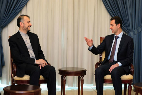 بشار الاسد نے شام کی حمایت کرنے پر ایران کا شکریہ ادا کیا