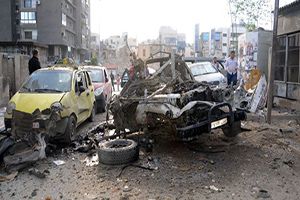 सीरिया, कार बम विस्फ़ोट में 26 की मौत।