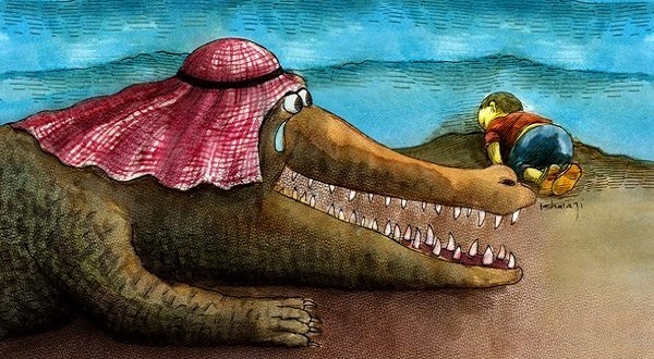 Timsah gözyaşı dökenler… / Karikatür