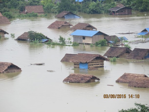 စစ္ကိုင္းတိုင္းအတြင္း ေရႀကီးေရလွ်ံမႈမ်ား ျပန္လည္ျဖစ္ပြားေန