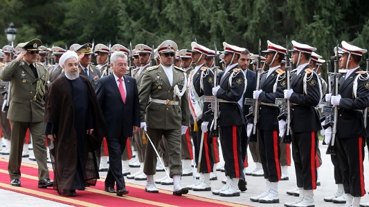 ایران میں آسٹریا کے صدر کا سرکاری استقبال