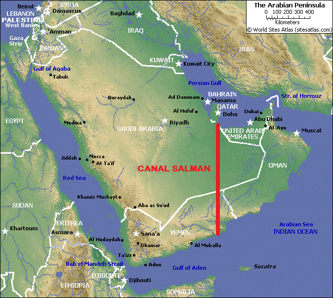 Arabia Saudí Planea Construir un Canal Navegable para Baipasear el Estrecho de Ormuz