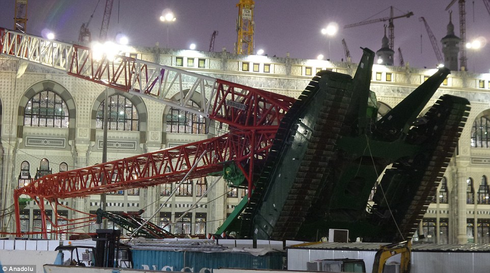 87 dead after crane collapses at world’s holiest mosque in Mecca + Photos