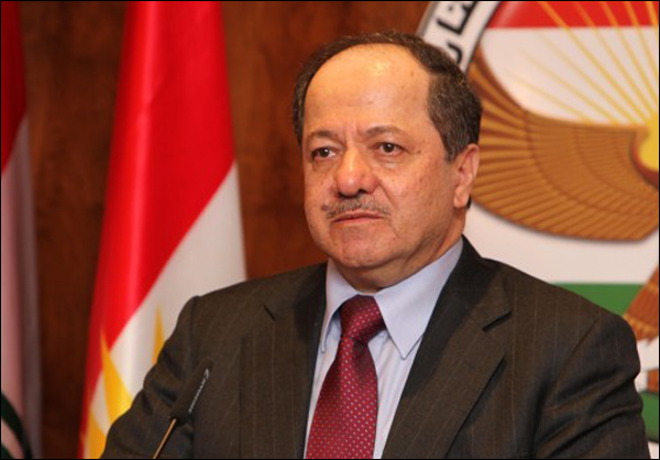 بارزاني يقول انه يستحيل استقلال الاكراد عن العراق حاليا