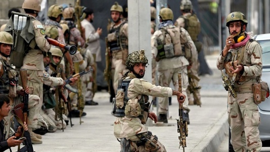 افغان فوج کی کاروائیوں میں سو مسلح عناصر ہلاک