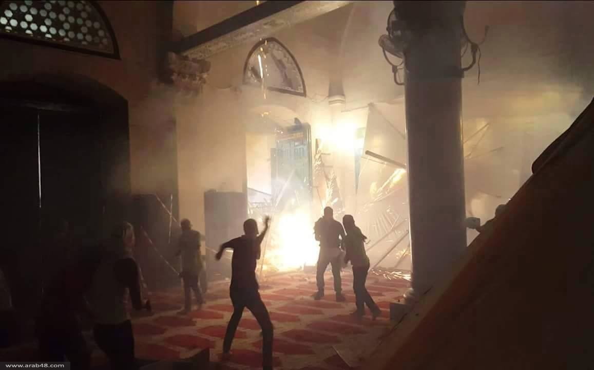 Israeli Violations Rock Al-Aqsa Mosque for Second Day / Photos
