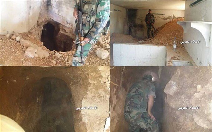 الجيش السوري والمقاومة يكتشفان نفقاً بين مضايا وسهلها المحاذي للزبداني