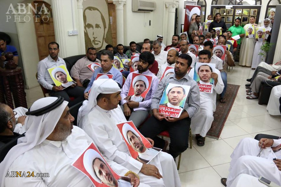  “Un Grupo de Revolucionarios Bahreiníes  se han Reunido para Solidarizar con el Sheij Ali Salman”
