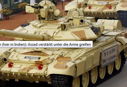 Nachrichtenagentur meldet russische Panzerpräsenz in Syrien