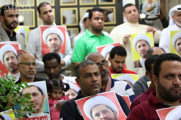 Fotostrecke: Versammlung zur Solidarität mit verhaftetem schiitischem Gelehrten Scheich Ali Salman