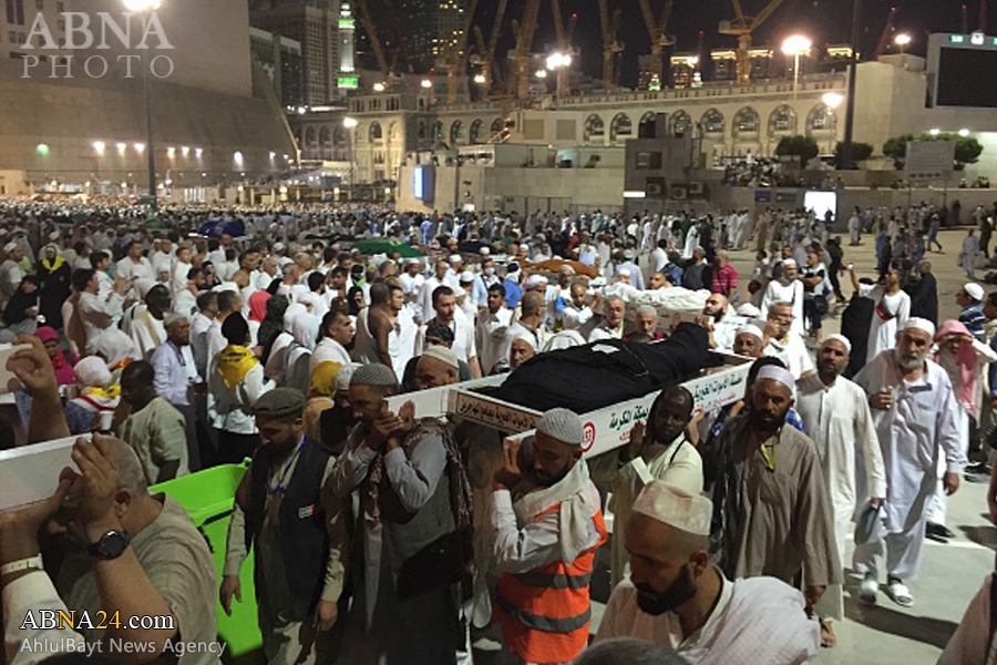“Los Funerales  de los 107 Peregrinos del Hayy que Murieron en la Gran Mezquita de La Mecca” 