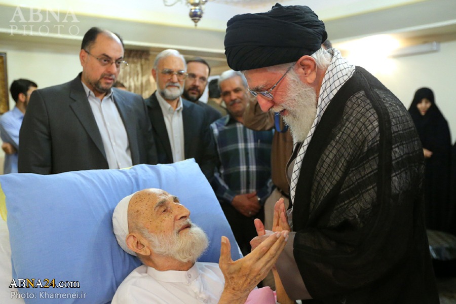 “Última Visita del Líder de la Revolución al Recién Fallecido  Ayatulá Abulqassem Jazali”