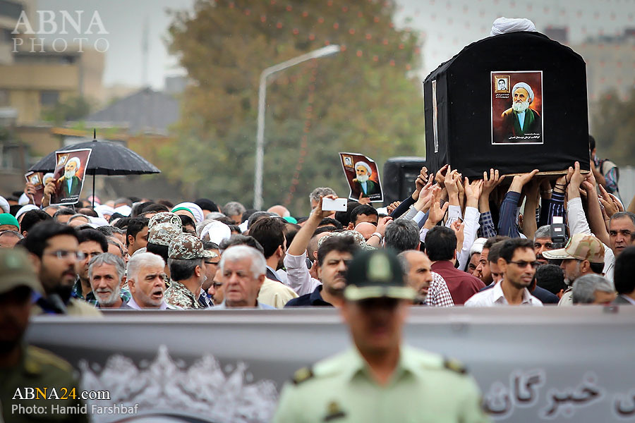 “Sepelio del Ayatulá Abulqassem Jazali en Mashhad” 