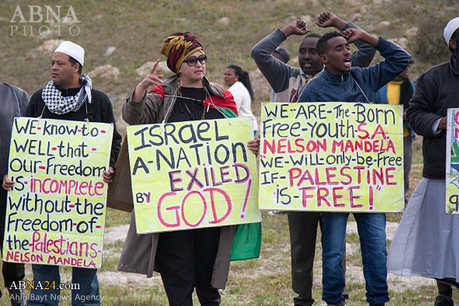 Photos: Cape Town Pro-Palestinian Rally against American Pop Star Pharrell Williams