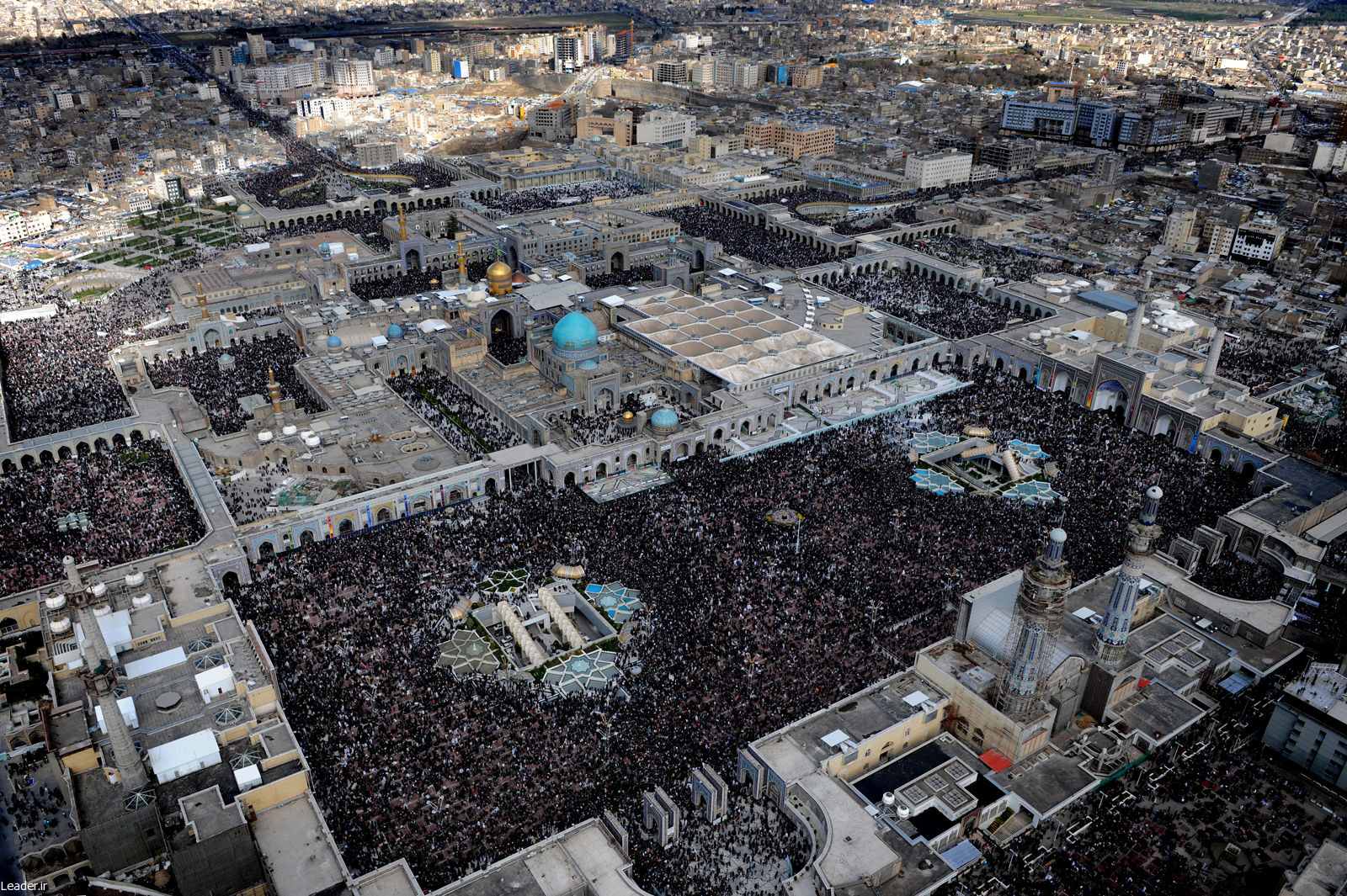 Spain university's professors visit the Holy Shrine of Imam Reza