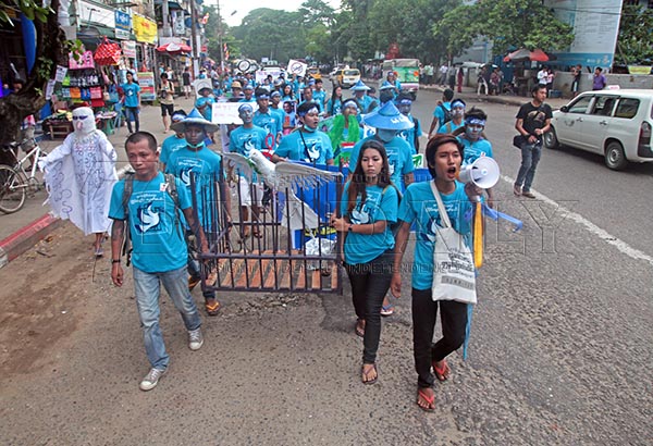 အျပည္ျပည္ဆိုင္ရာ ၿငိမ္းခ်မ္းေရးေန႔တြင္ ၿငိမ္းခ်မ္းေရးလႈပ္ရွားသူတစ္ရာေက်ာ္က အခ်က္ေလးခ်က္ကို ခ်ီတက္ေတာင္းဆို