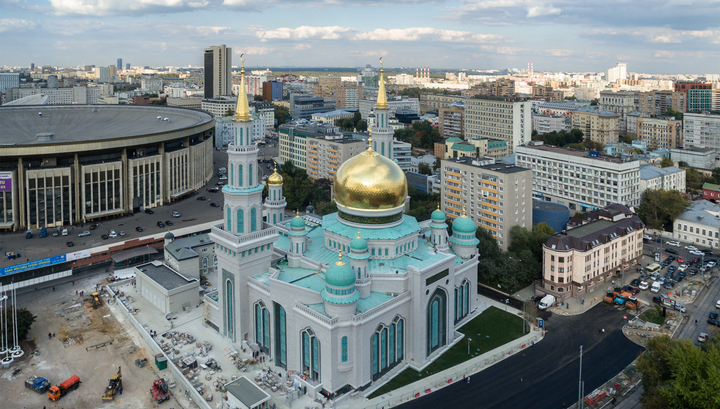 Завтра состоится торжественная церемония открытия Московской Соборной мечети