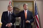 Hammond und Kerry sprechenüberSyrien und die Flüchtlingskrise