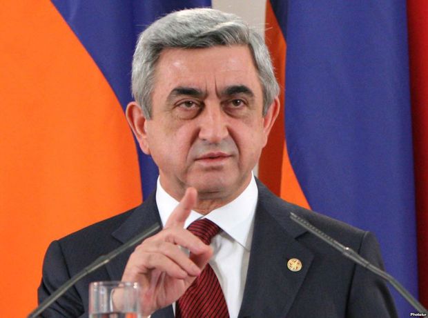 Сабиг террорчу Саркисјан рәсми бәјанатында Гарабағы Ермәнистанын әразиси елан етди