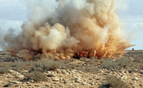 داعش يعلن عن مسؤوليته بمقتل وإصابة 18 شرطيا اثناء انفجار عبوة في العريش