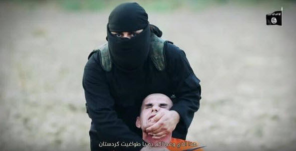 جماعة "داعش" الارهابية تعدم اسرى قوات البيشمركة + (صور)