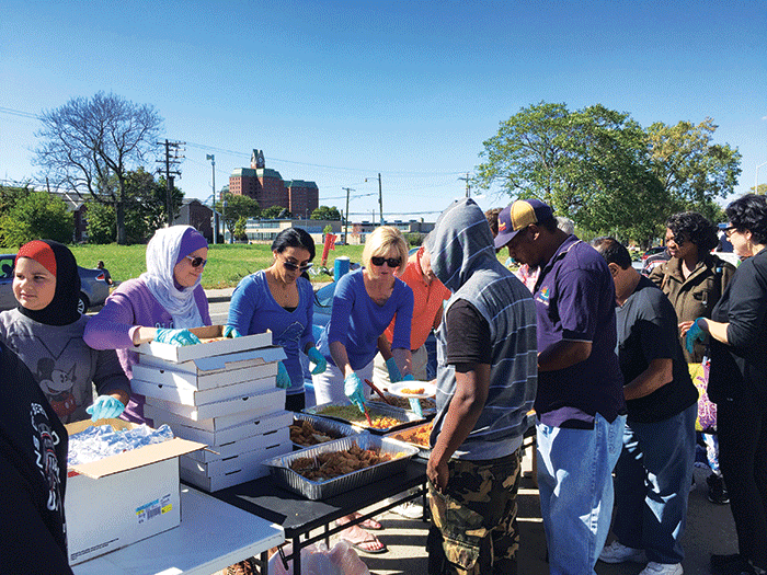 Muslims impact the homeless in Detroit, Michigan