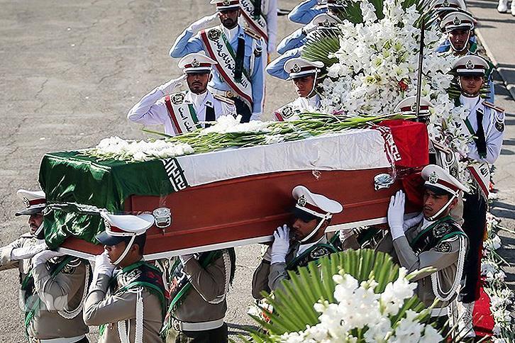 Funeral Procession Held for Martyred Iranian Hajj Pilgrims