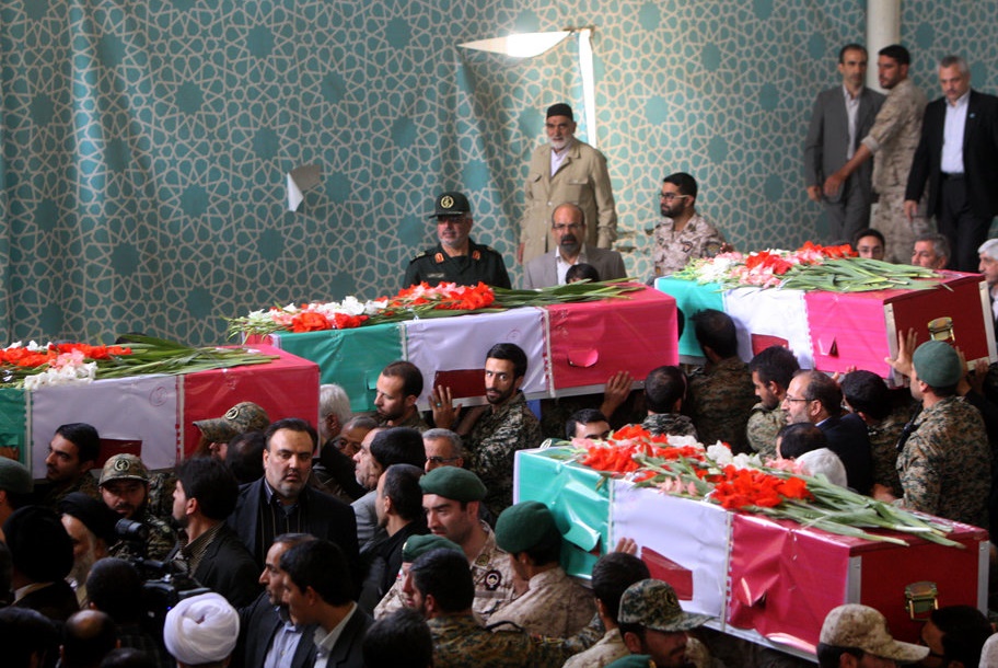 Photos: Funeral Procession for Martyred Hajj Pilgrims in Tehran