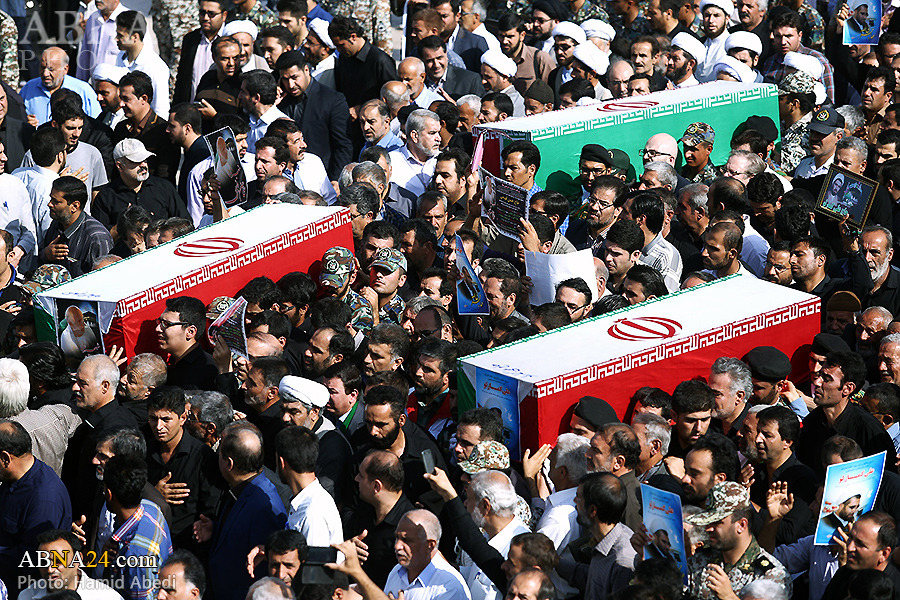 Photos: Funeral ceremony of Mina victims in Qom
