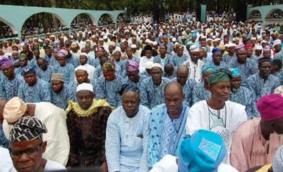 Nigerian Muslim leaders urged people to shun violence