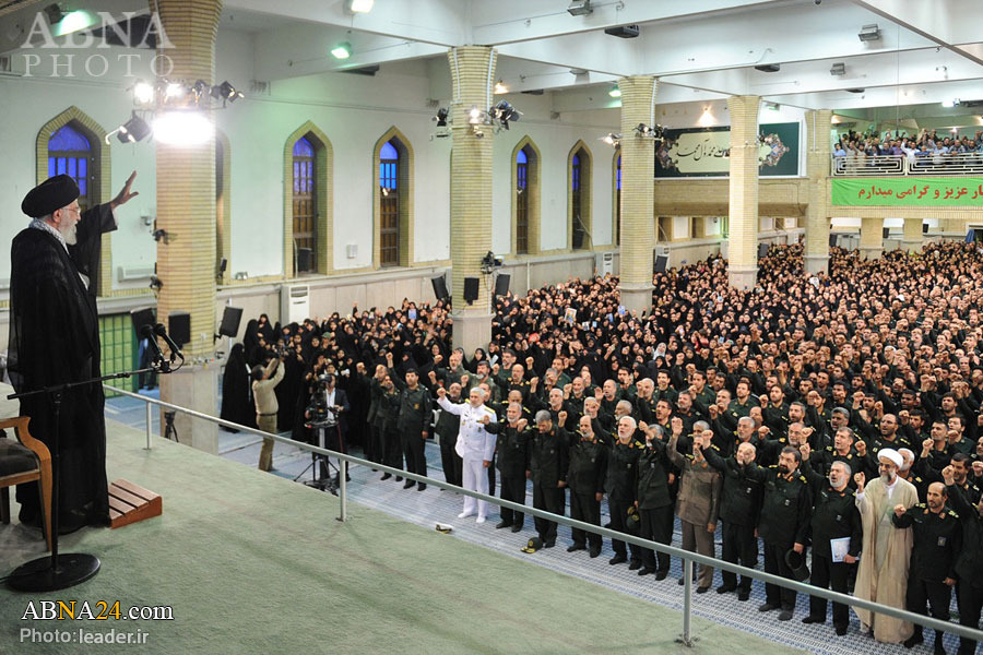 Photos: Supreme leader Receives IRGC Commanders, Staff