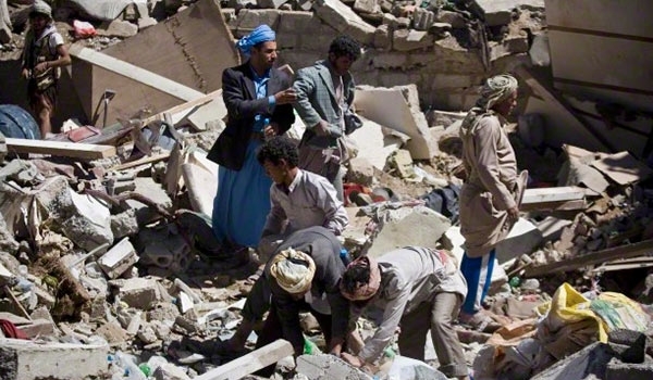 العدوان السعودي يستهدف حفل زفاف في ذمار باليمن