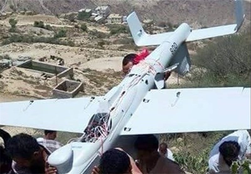 اسقاط طائرة تجسس تابعة للعدوان السعودي في صعدة
