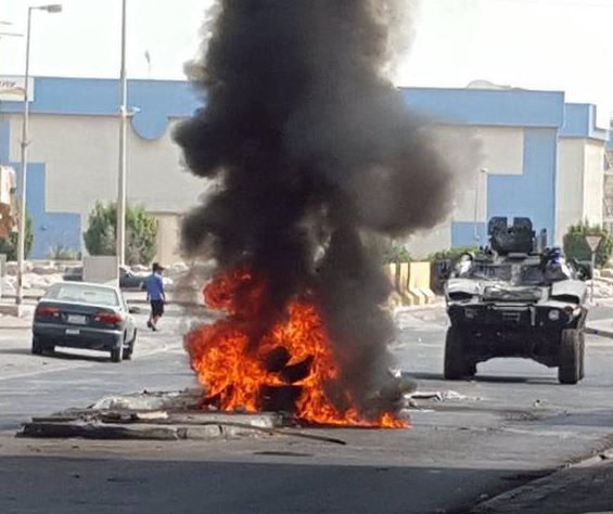 تظاهرات “حسينيون لن نركع” في بلدة الدراز