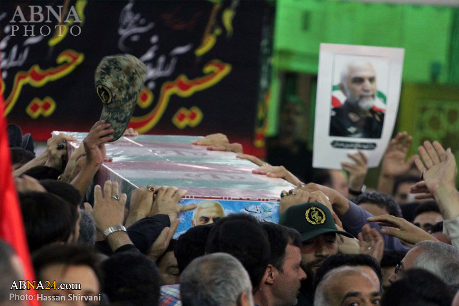 Funeral procession of General Hamedani held in Tehran + Pics