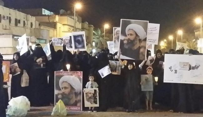 وقفة استنكار في العوامية: "لا للإعدام.. ولا للاقتحامات السعودية"