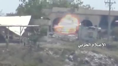 Јәмән Ордусу Сәуд режиминин танкын белә мәһв етди – Видео