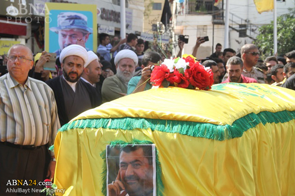 Hezbollah Bids Farewell to its Senior Commander Martyred in Syria / Photos
