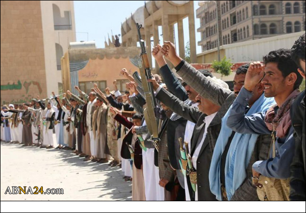 ابناء محافظة عمران يوقعون على وثيقة الشرف القبلية للوقوف ضد العدوان السعودي الغاشم
