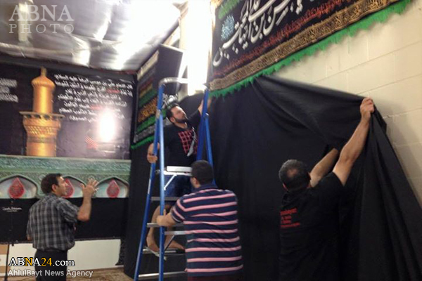 Preparativos para Muharram 1437-2015 en Hussainiyah Ale Yassin en Sydney, Australia