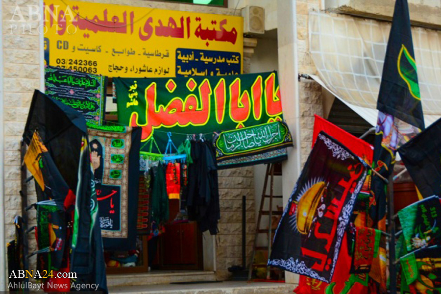 تقرير مصور/ مدينة بنت جبيل تتوشح بالسواد لاستقبال شهر "محرم"