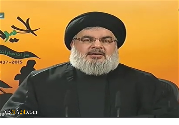 السيد نصر الله يدعم المقاومة ويدعو الجميع الى دعم الشعب الفلسطيني ضد الاحتلال الاسرائيلي