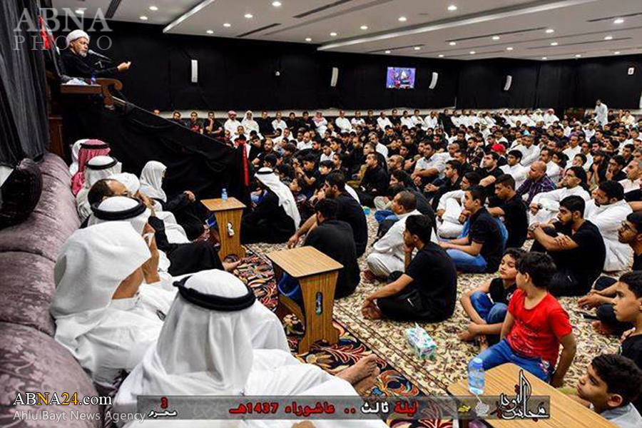 تقرير مصور/ الليلة الثانية من محرم في مسجد "باب الحوائج" في القطيف