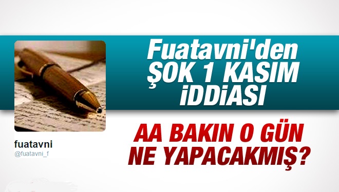 Fuat Avni'den Ürperten 1 Kasım İddiası!
